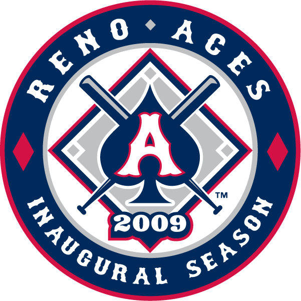 Reno Aces 2009 Anniversary Logo iron on paper